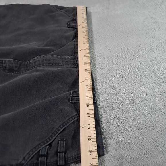 Vintage Carhartt B81 Canvas Cargo Shorts Men 41x8, Tag 44 Black Fade Utility - Picture 7 of 13